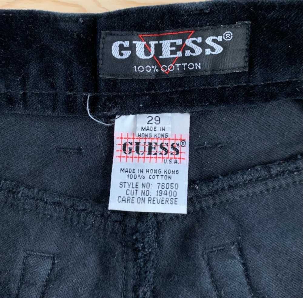 Guess Vintage High Waisted Velvet Guess Tapered P… - image 8