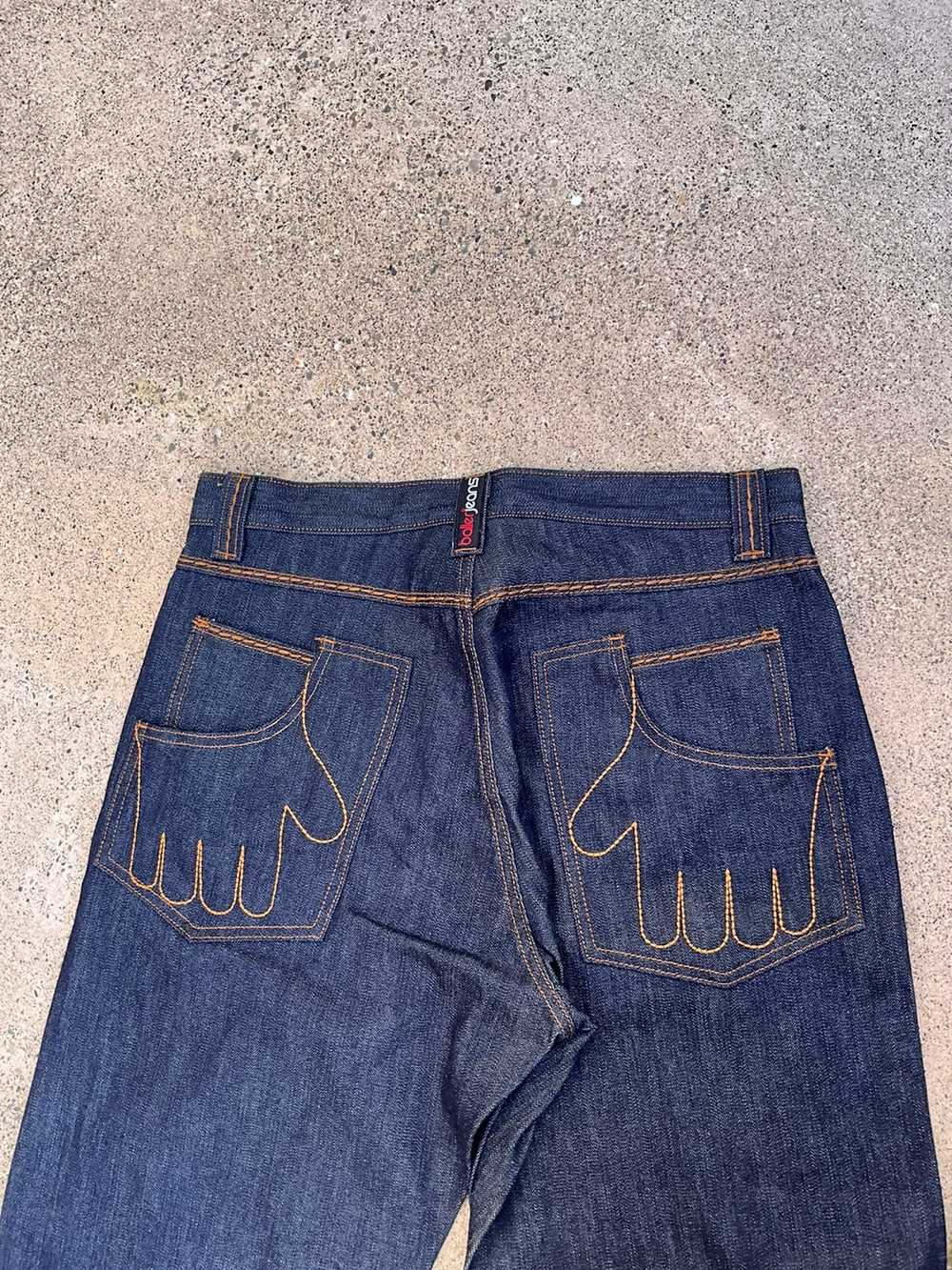 Rare × Streetwear Baller jeans y2k denim embroide… - image 4