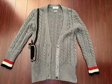 Thom Browne Thom Browne Grey Shoulder Bag Sweater… - image 1