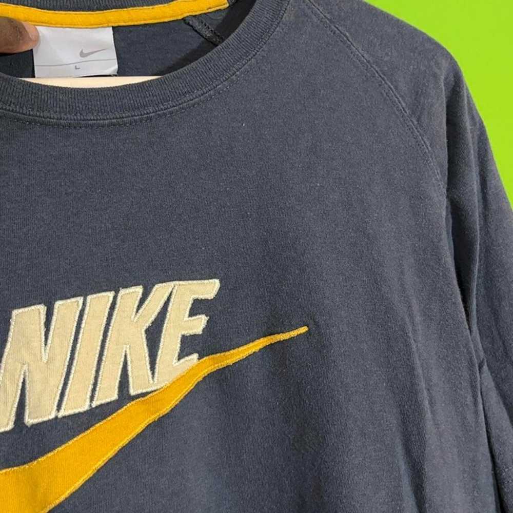 L 90s Nike Center Logo Longsleeve Shirt - image 2