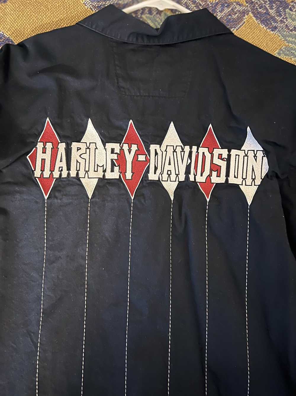 Harley Davidson Harley Davidson bowling shirt - image 4