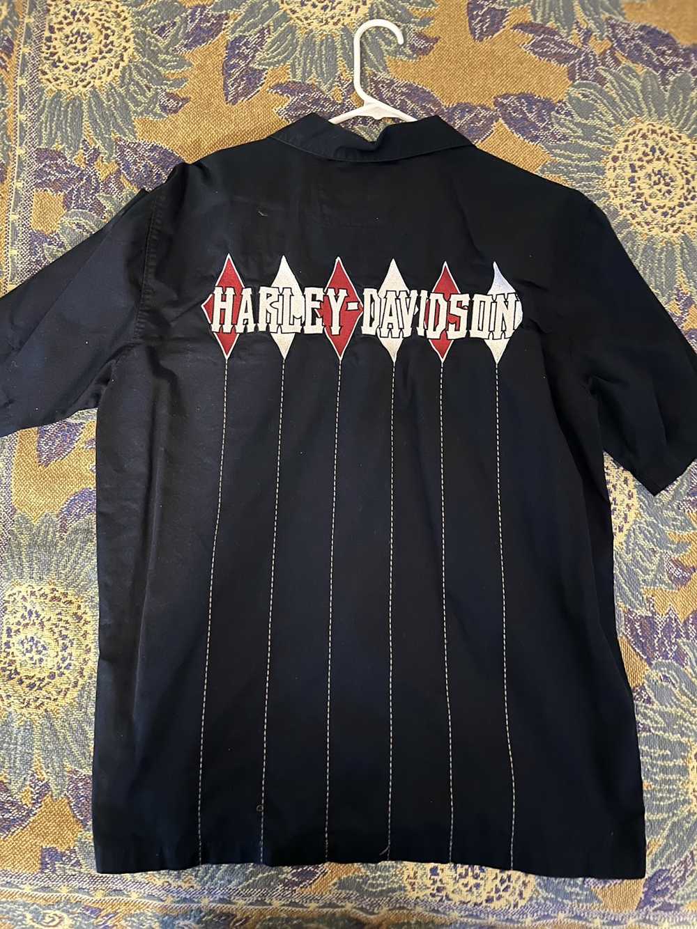 Harley Davidson Harley Davidson bowling shirt - image 5