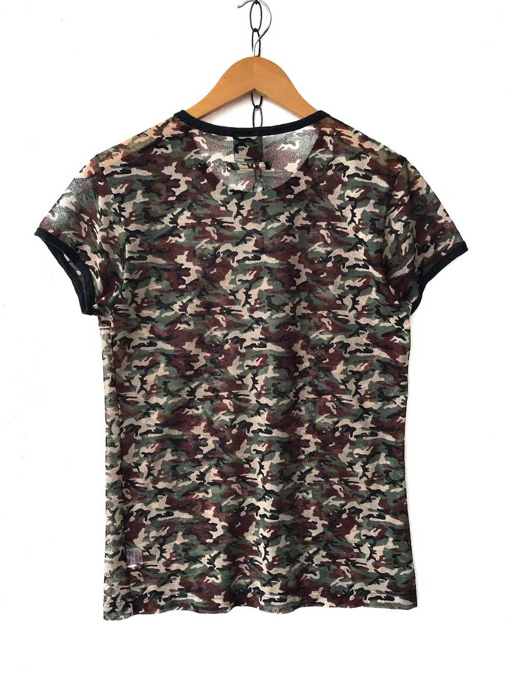 Jean Paul Gaultier JPG Homme Sheer Mashed Camo Si… - image 6