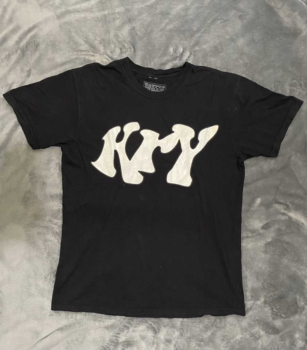 Japanese Brand × Streetwear Kryptowrld black UV T… - image 1