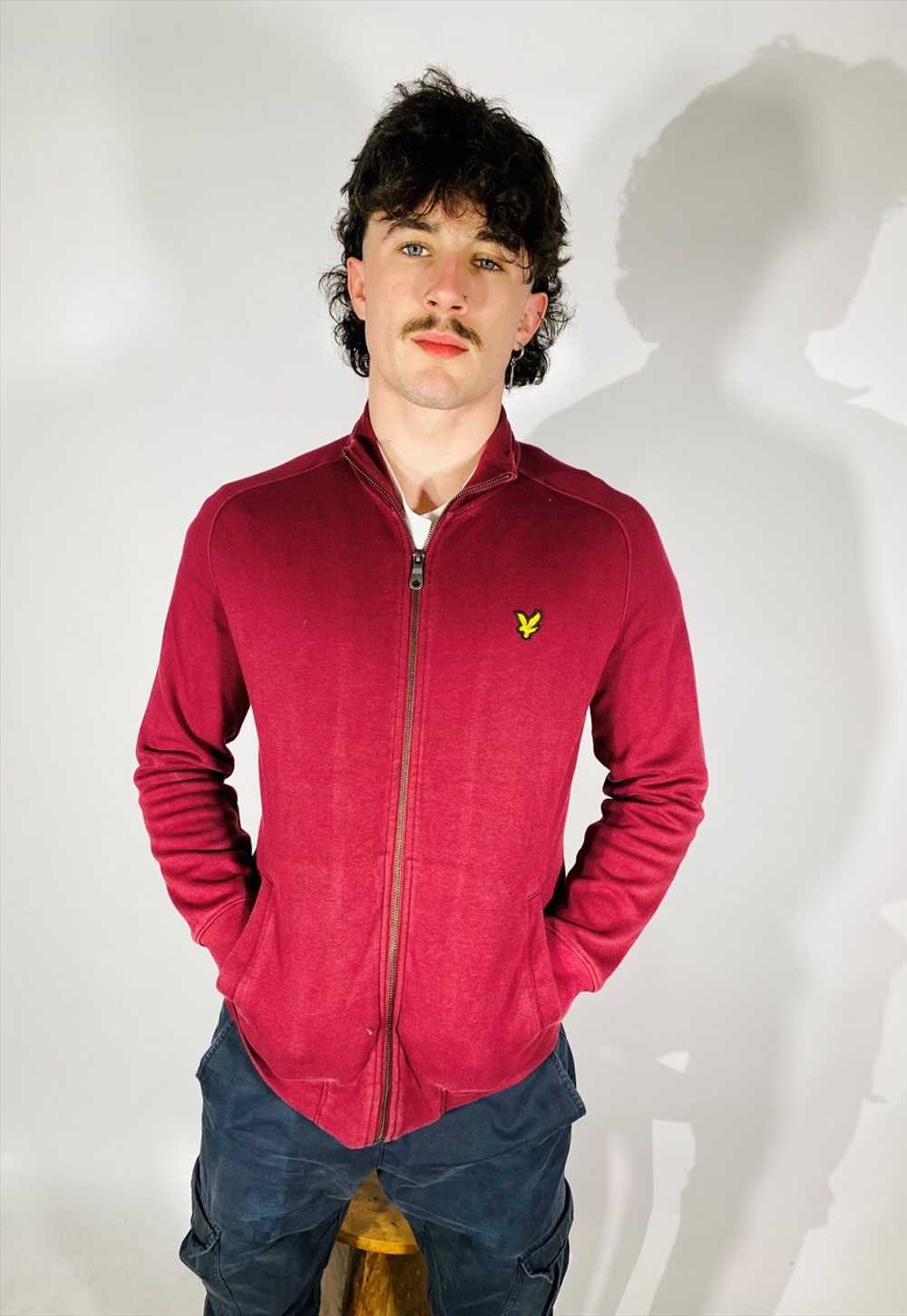 Vintage Size S Lyle and Scott Jacket In Maroon - image 1