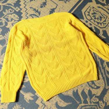 Kenzo × Usa Hand Knit Vintage Kenzo Cable Knit Sw… - image 1