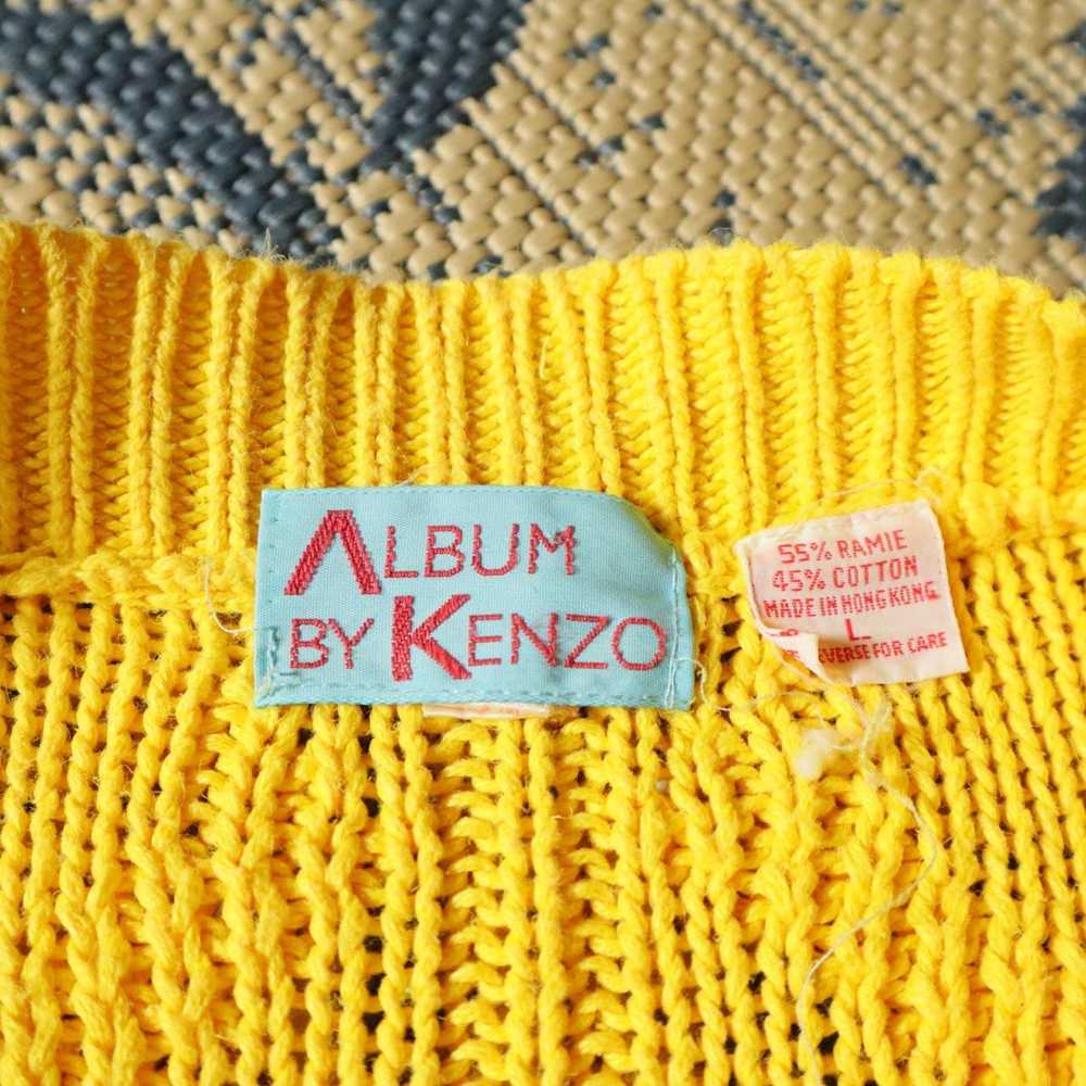 Kenzo × Usa Hand Knit Vintage Kenzo Cable Knit Sw… - image 4