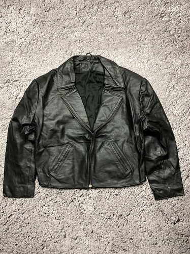 Avant Garde × Designer × Leather Jacket Vintage a… - image 1