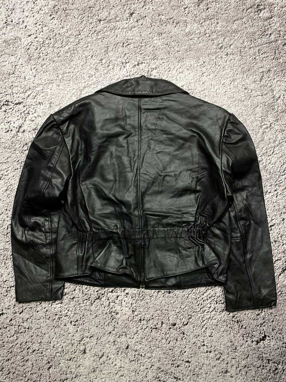 Avant Garde × Designer × Leather Jacket Vintage a… - image 3