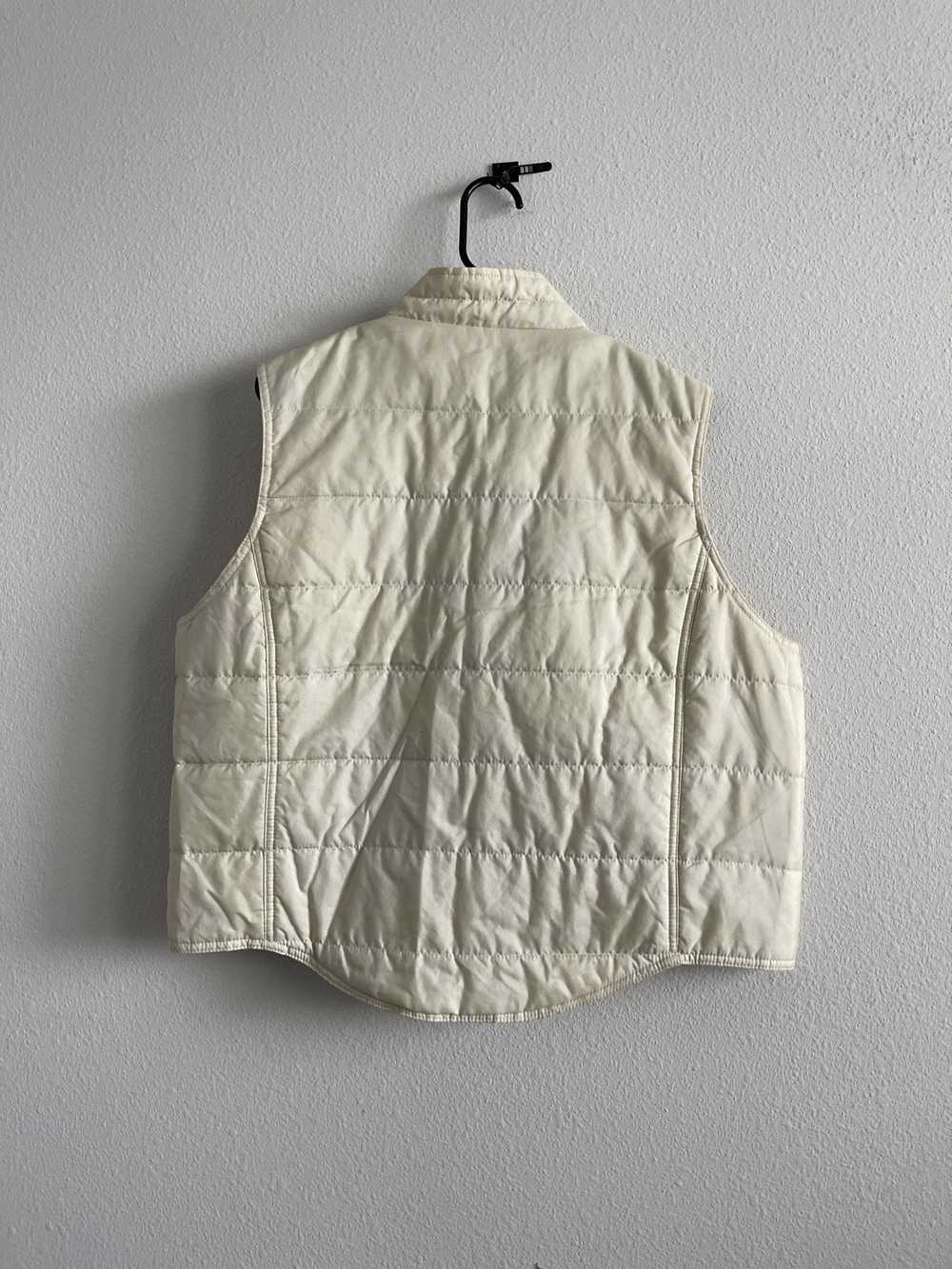 Gap Gap Off White Cream Puffer vest - image 5