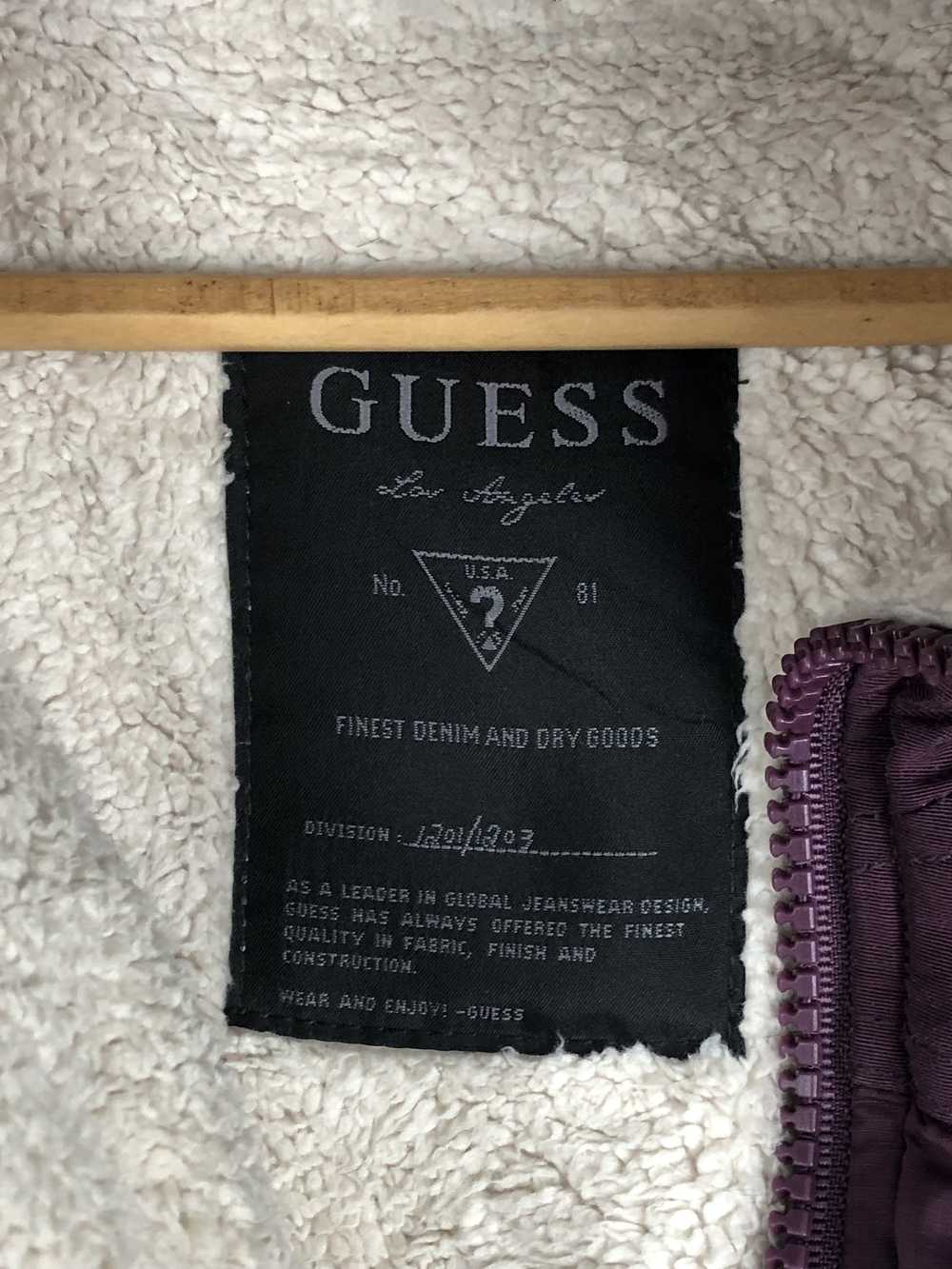 Guess × Vintage Vintage Guess Puffer Sherpa Hoode… - image 3