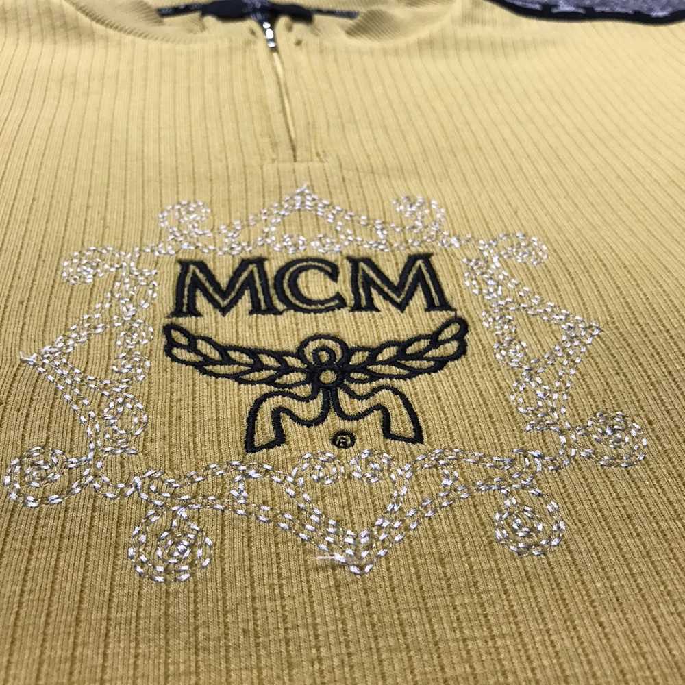 MCM × Vintage Vintage MCM Embroided Zipper Sweats… - image 5