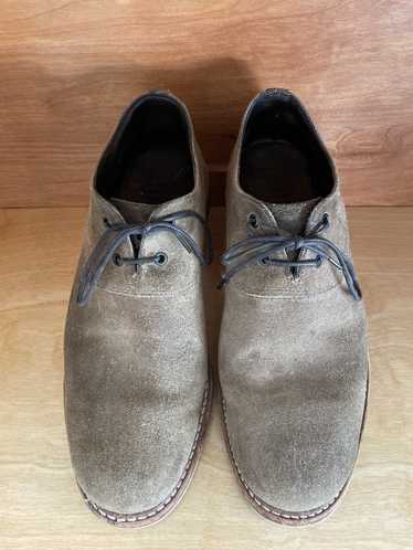 Helm Helm Oxford Suede Shoes Gray