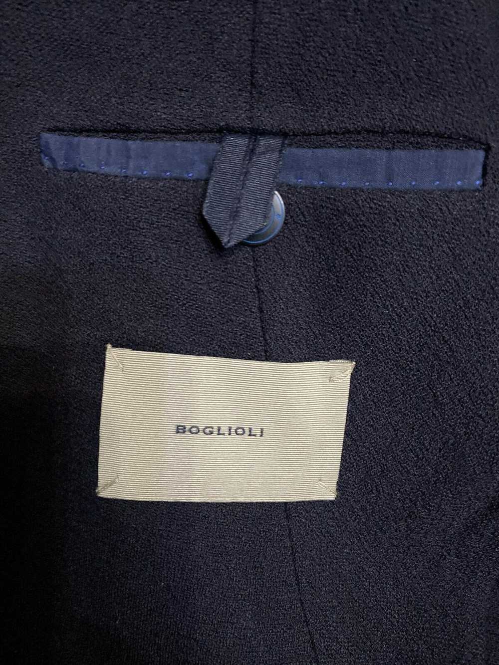 Boglioli BOGLIOLI NAVY WOOL KNIT BLAZER - image 5