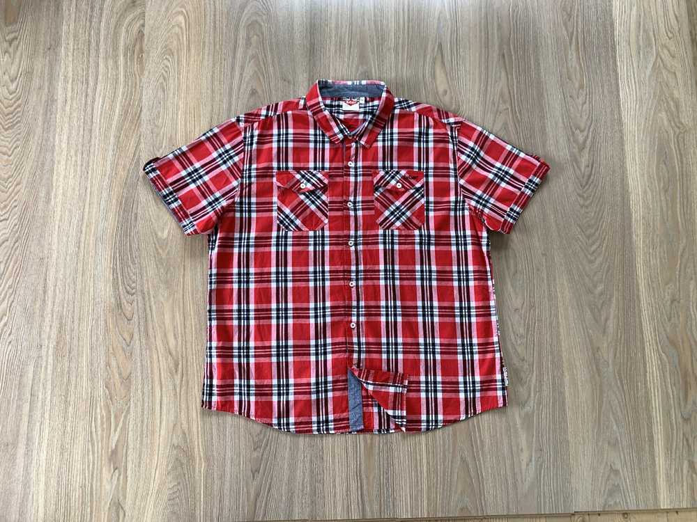 Streetwear Lee Cooper Plaid Short Sleeve Shirt - image 10