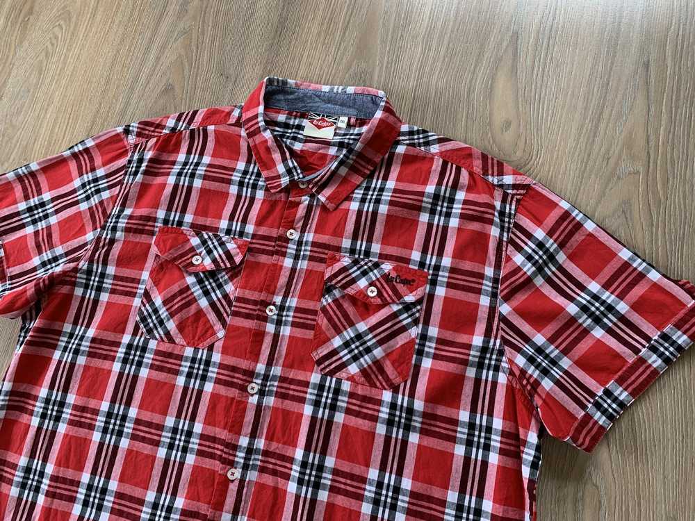 Streetwear Lee Cooper Plaid Short Sleeve Shirt - image 3