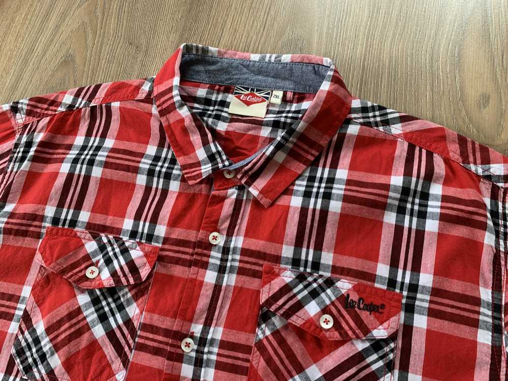 Streetwear Lee Cooper Plaid Short Sleeve Shirt - image 4