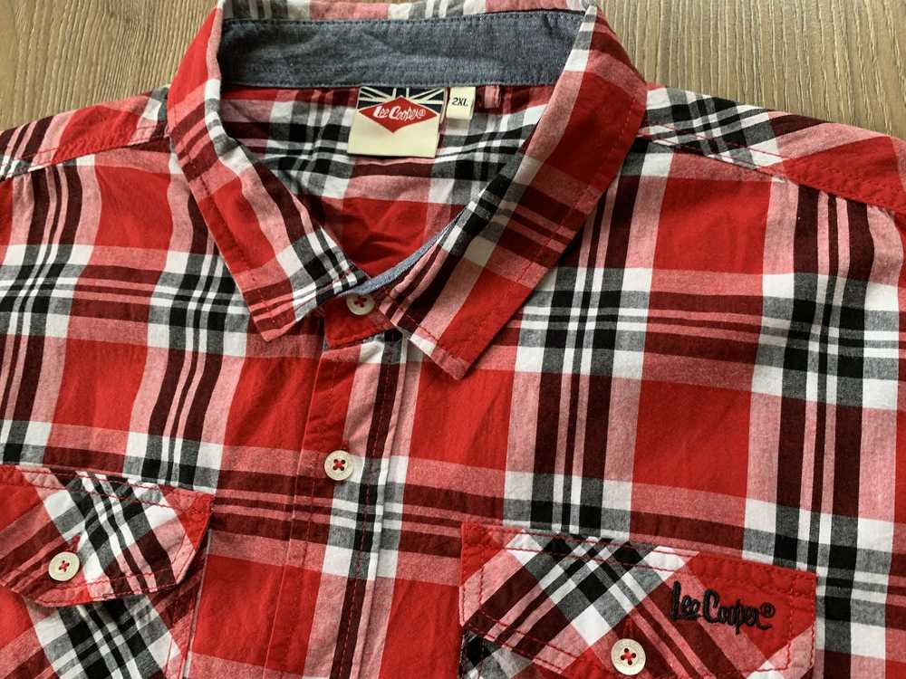 Streetwear Lee Cooper Plaid Short Sleeve Shirt - image 5