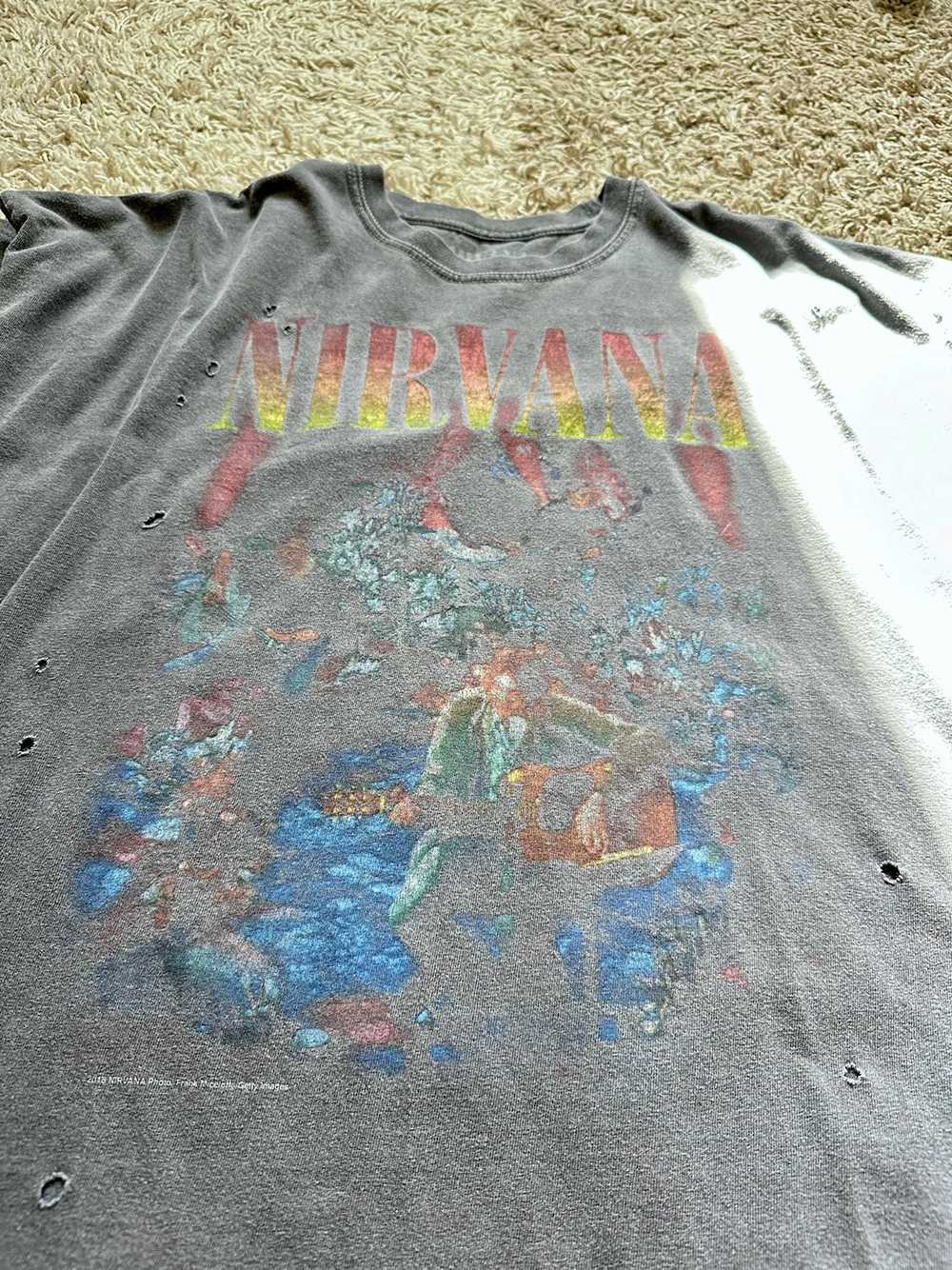 Band Tees × Nirvana × Rock T Shirt 🔥Rare Crazy C… - image 2