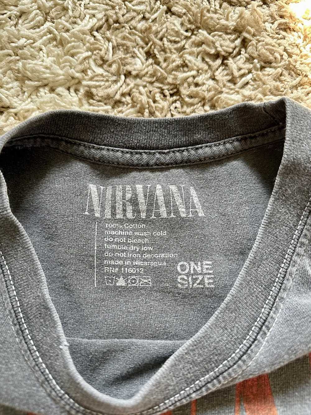 Band Tees × Nirvana × Rock T Shirt 🔥Rare Crazy C… - image 4