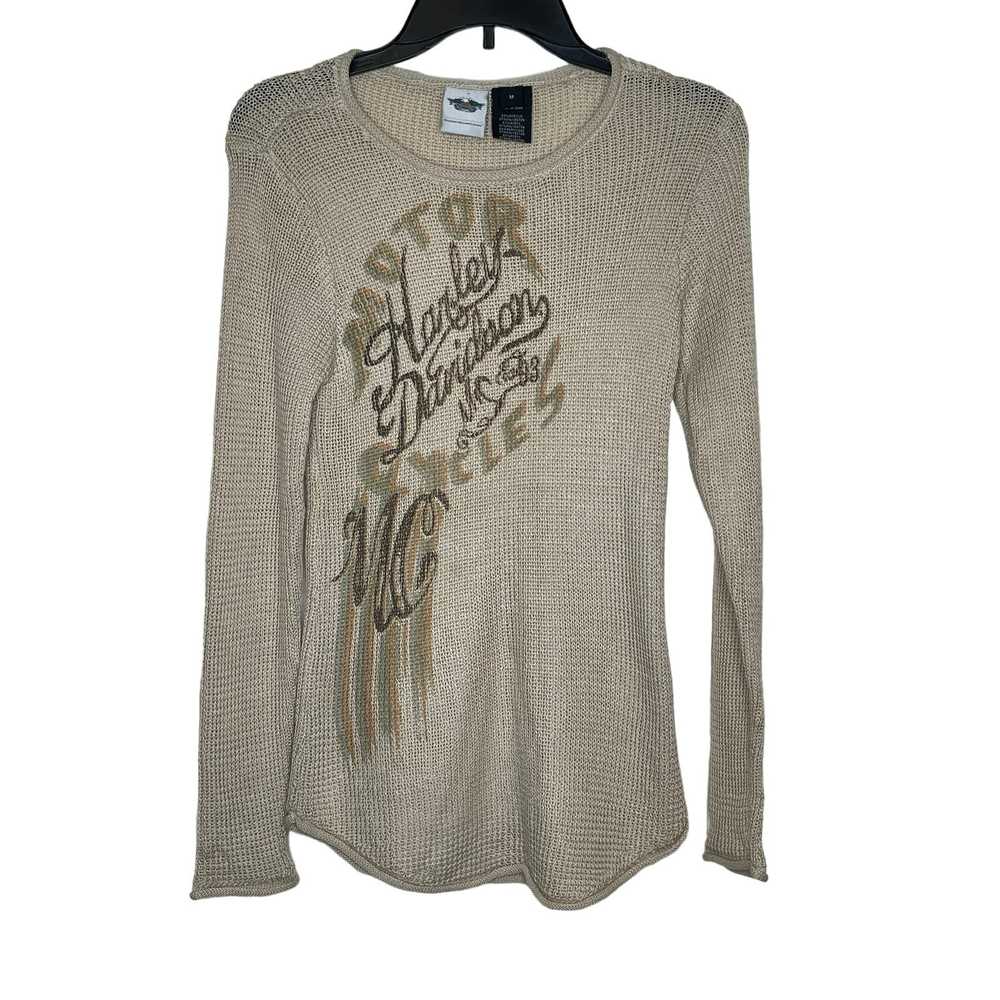 Harley Davidson Harley Davidson Women Sweater Log… - image 1