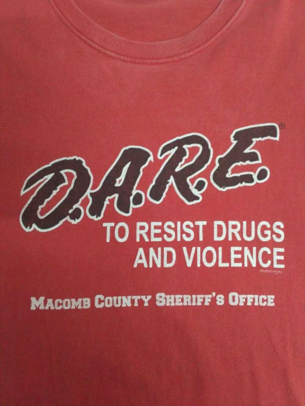 Band Tees × D.A.R.E × Vintage Vintage DARE MACOMB… - image 2