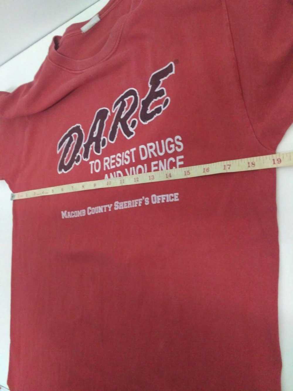 Band Tees × D.A.R.E × Vintage Vintage DARE MACOMB… - image 4