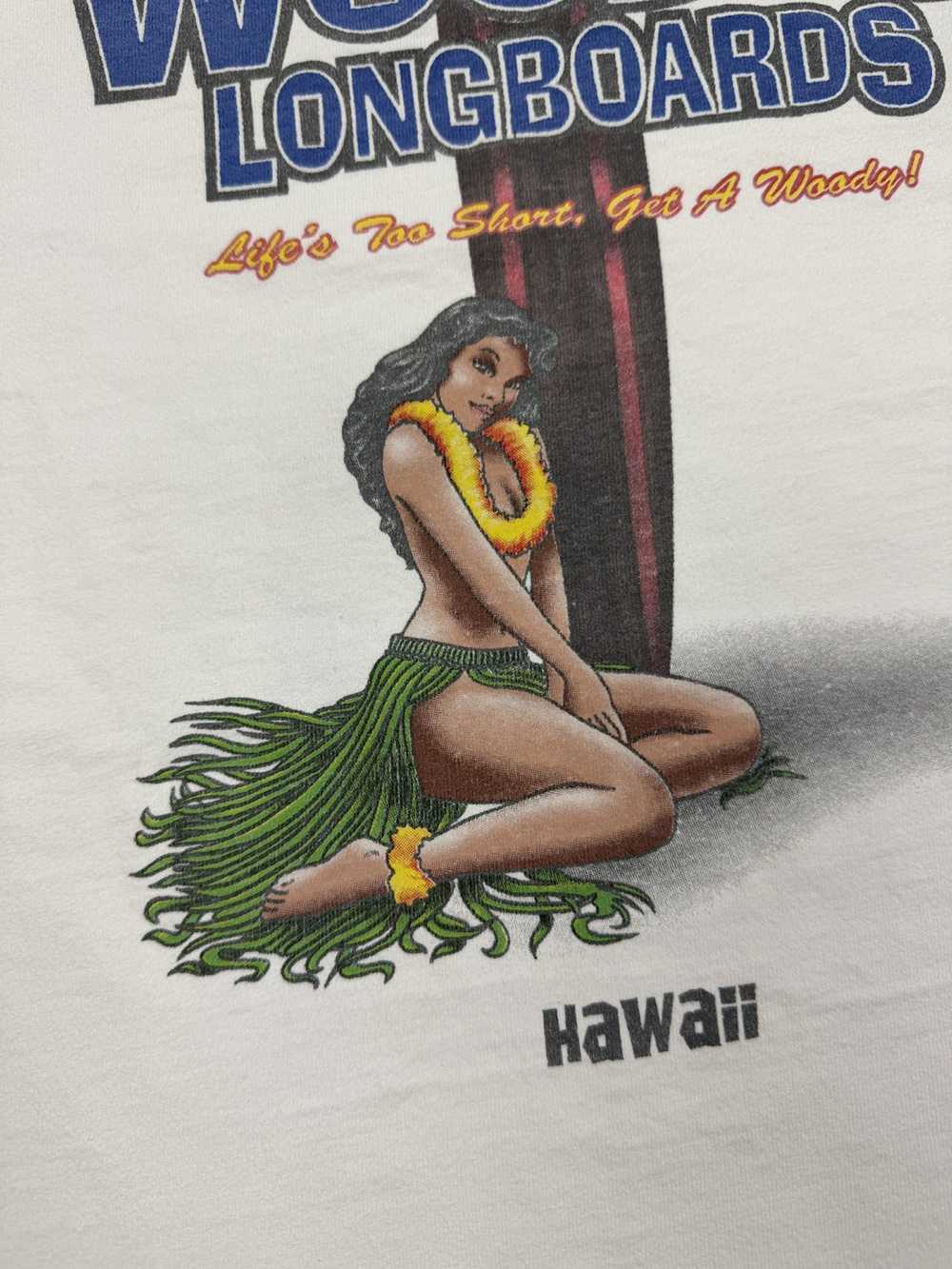Art × Hawaiian Shirt × Vintage Vintage Woody’s Lo… - image 3