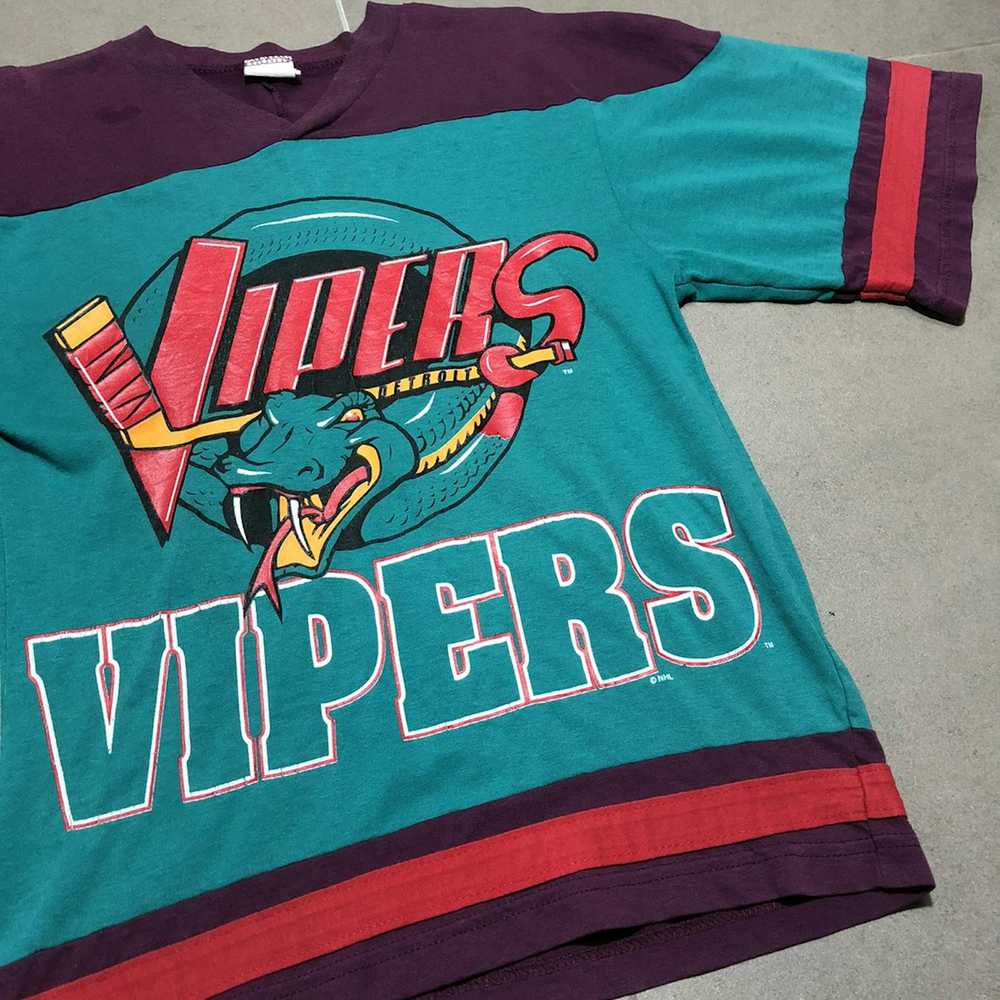 Jersey × NHL × Vintage Vtg Detroit Vipers NHL Hoc… - image 1