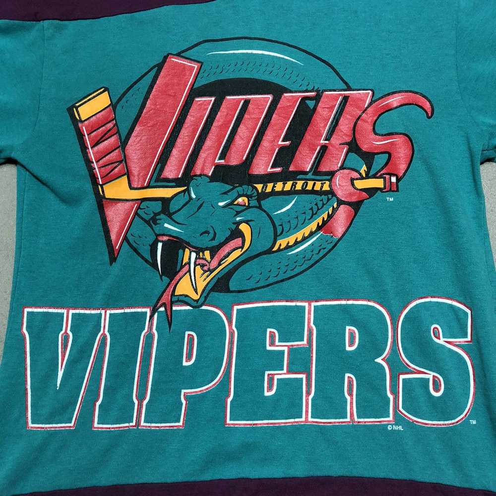 Jersey × NHL × Vintage Vtg Detroit Vipers NHL Hoc… - image 5