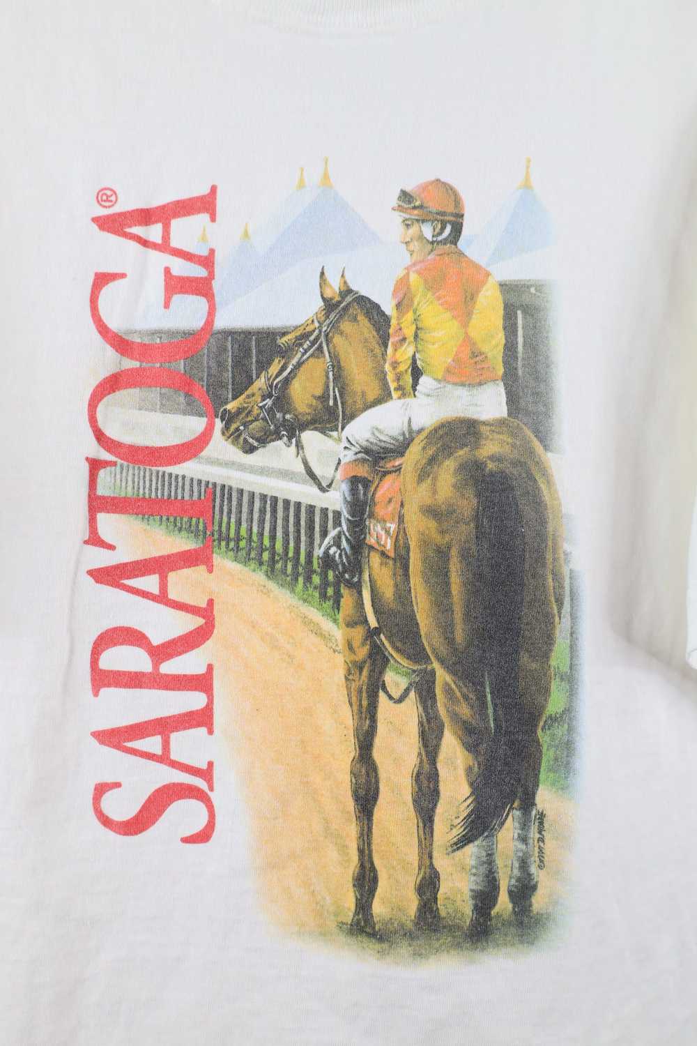 Vintage Vintage 90s Saratoga Horse Racing Track E… - image 4