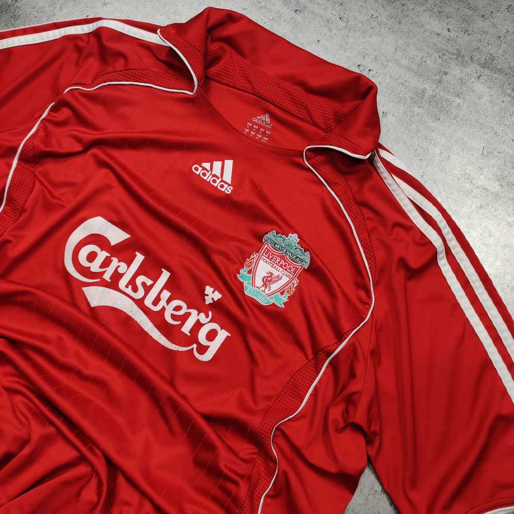 Liverpool × Rare × Soccer Jersey Vintage 2006 Hom… - image 4