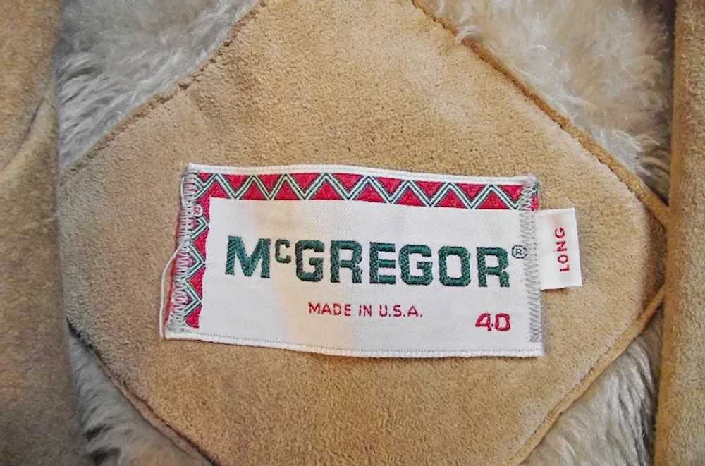Vintage McGregor Mens Suede Leather Coat Removabl… - image 11