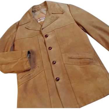 Vintage McGregor Mens Suede Leather Coat Removabl… - image 1