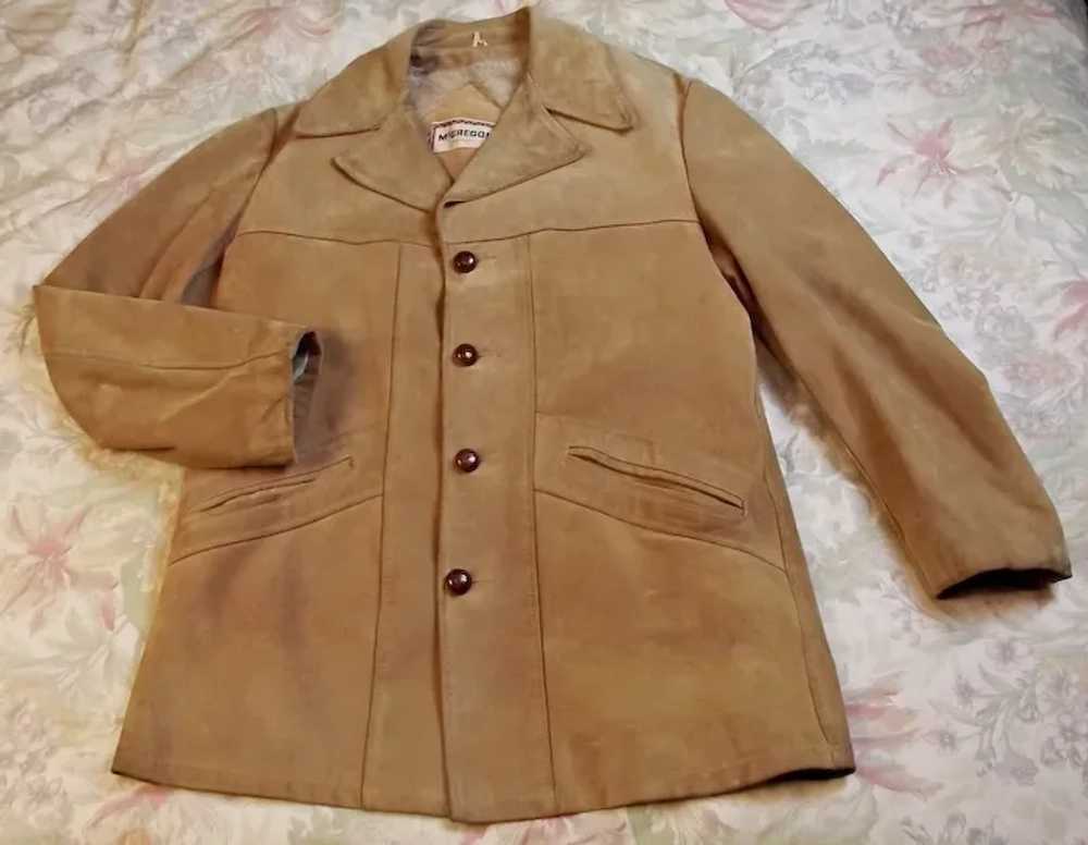 Vintage McGregor Mens Suede Leather Coat Removabl… - image 2