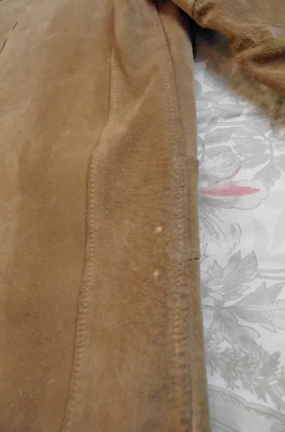 Vintage McGregor Mens Suede Leather Coat Removabl… - image 7