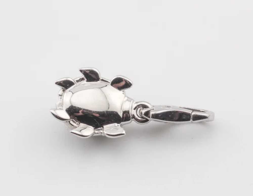 Cartier Diamond 18k White Gold Ladybug Charm Pend… - image 5