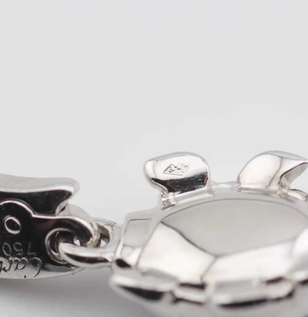 Cartier Diamond 18k White Gold Ladybug Charm Pend… - image 6