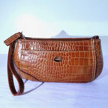 Nine West Wallet Brown Wrist Strap With a Mirror … - image 1