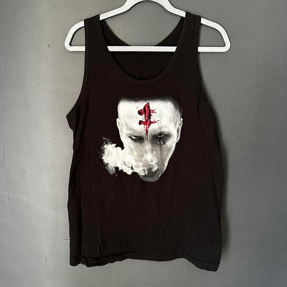Marilyn Manson Double Cross long sleeve shirt, Si… - image 1