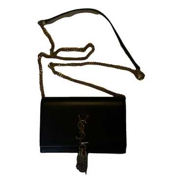 Saint Laurent Kate monogramme leather clutch bag - image 1