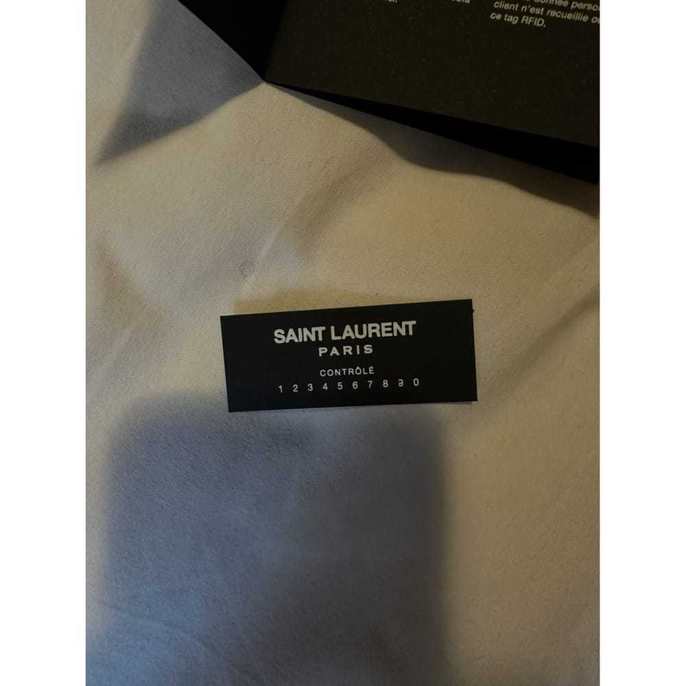 Saint Laurent Kate monogramme leather clutch bag - image 6
