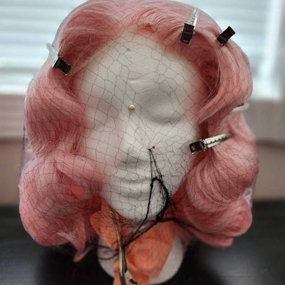 Pink Retro Styled Wig - image 1