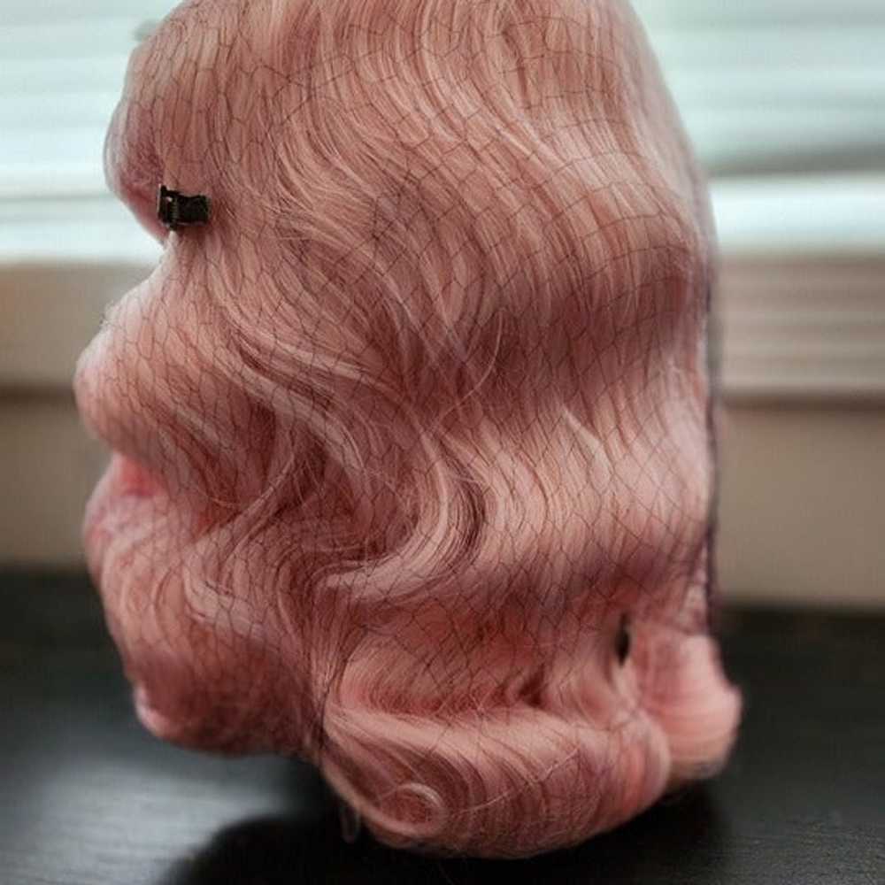 Pink Retro Styled Wig - image 2