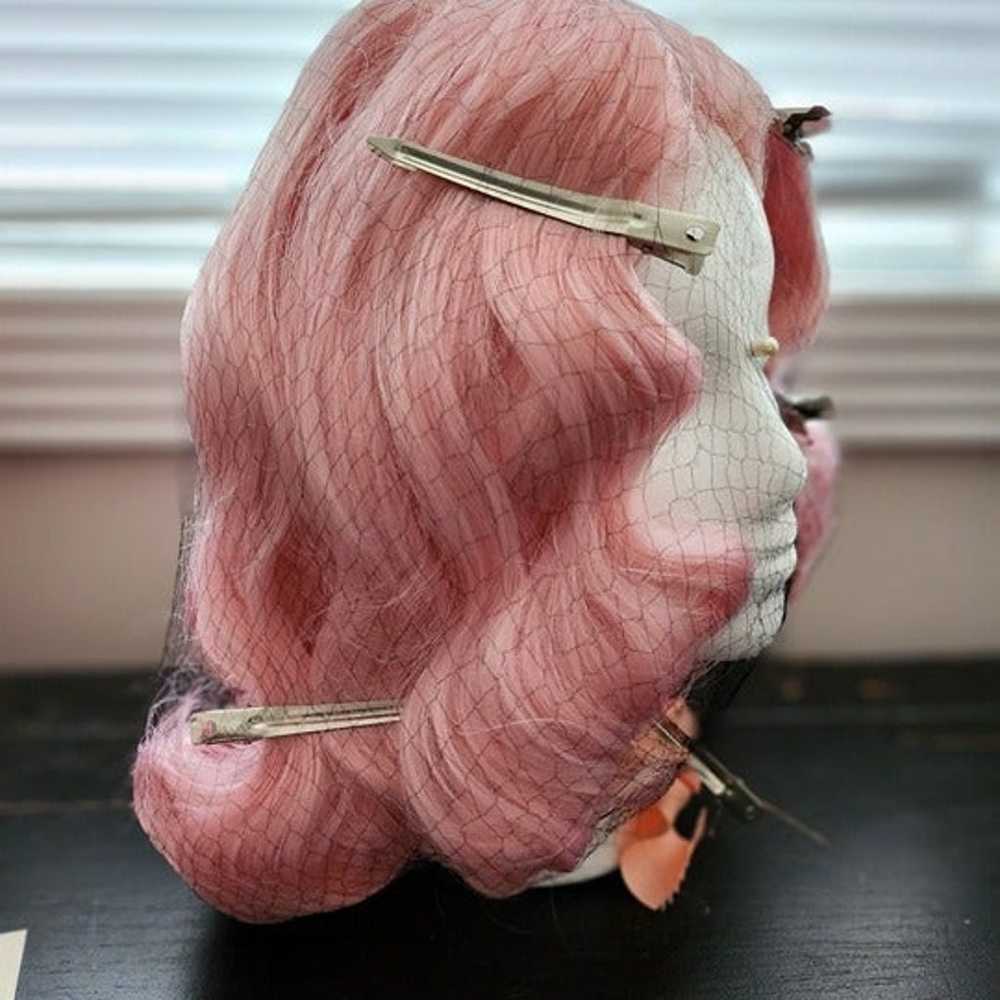 Pink Retro Styled Wig - image 3