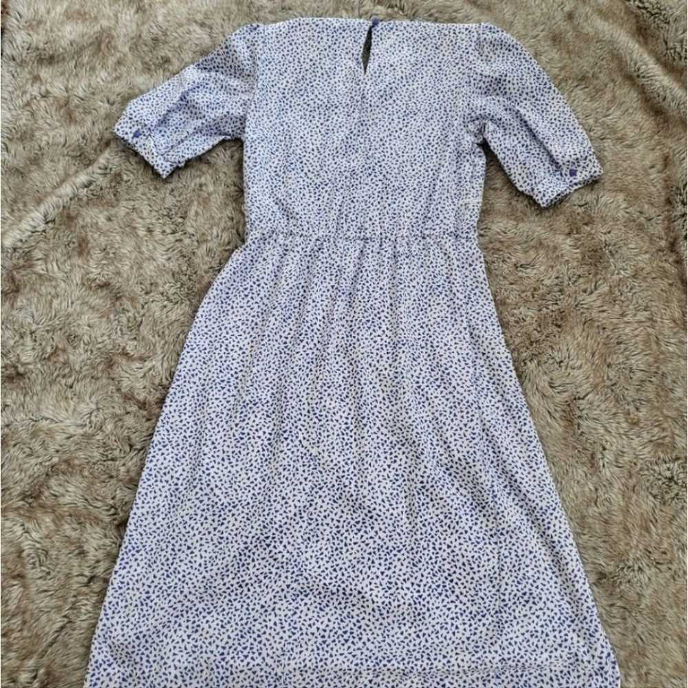Lisa II Vintage Short Sleeve Flared Waist Geometr… - image 7