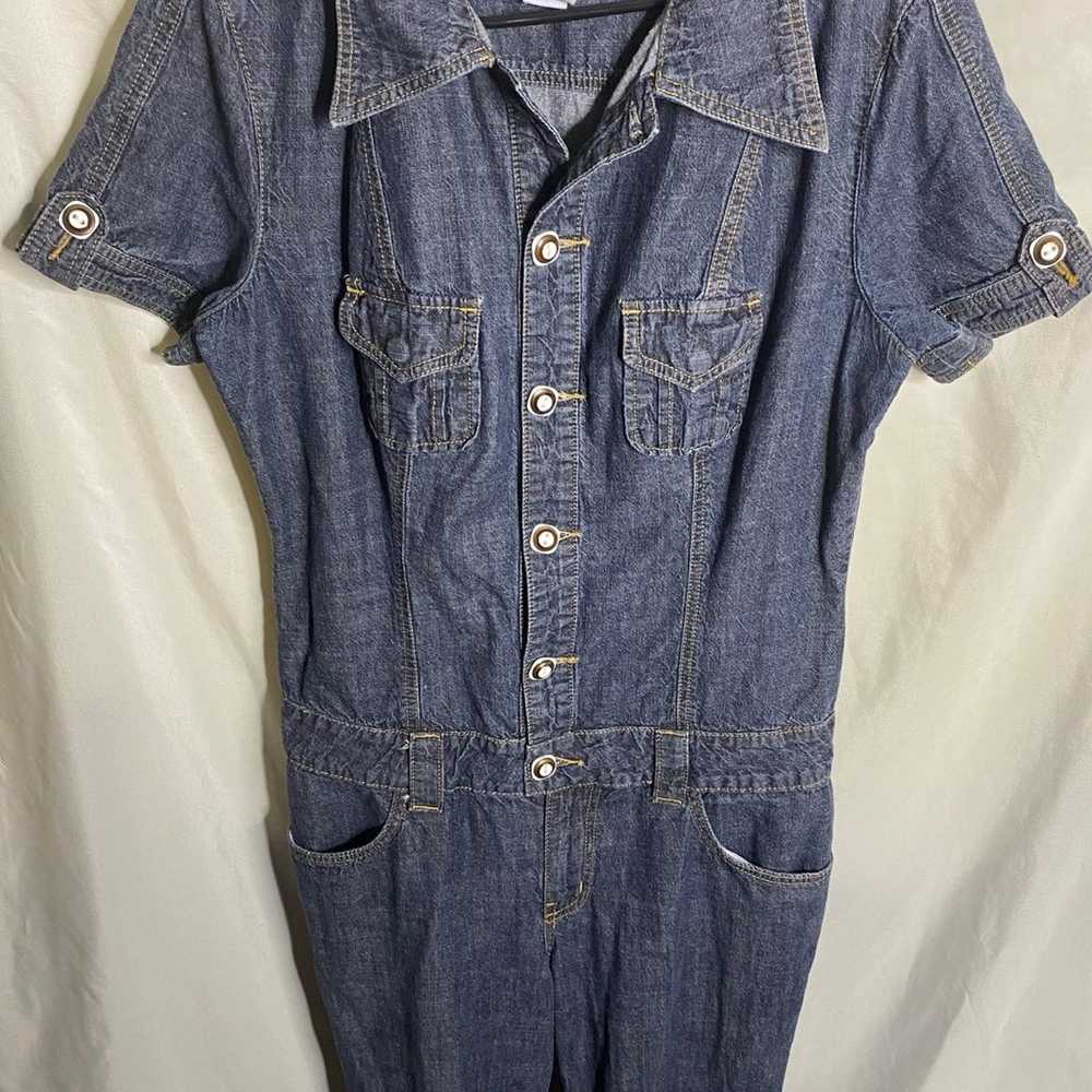 Vintage Y2K Baby Phat Denim Jumpsuit - image 12