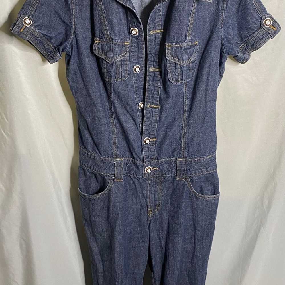 Vintage Y2K Baby Phat Denim Jumpsuit - image 2