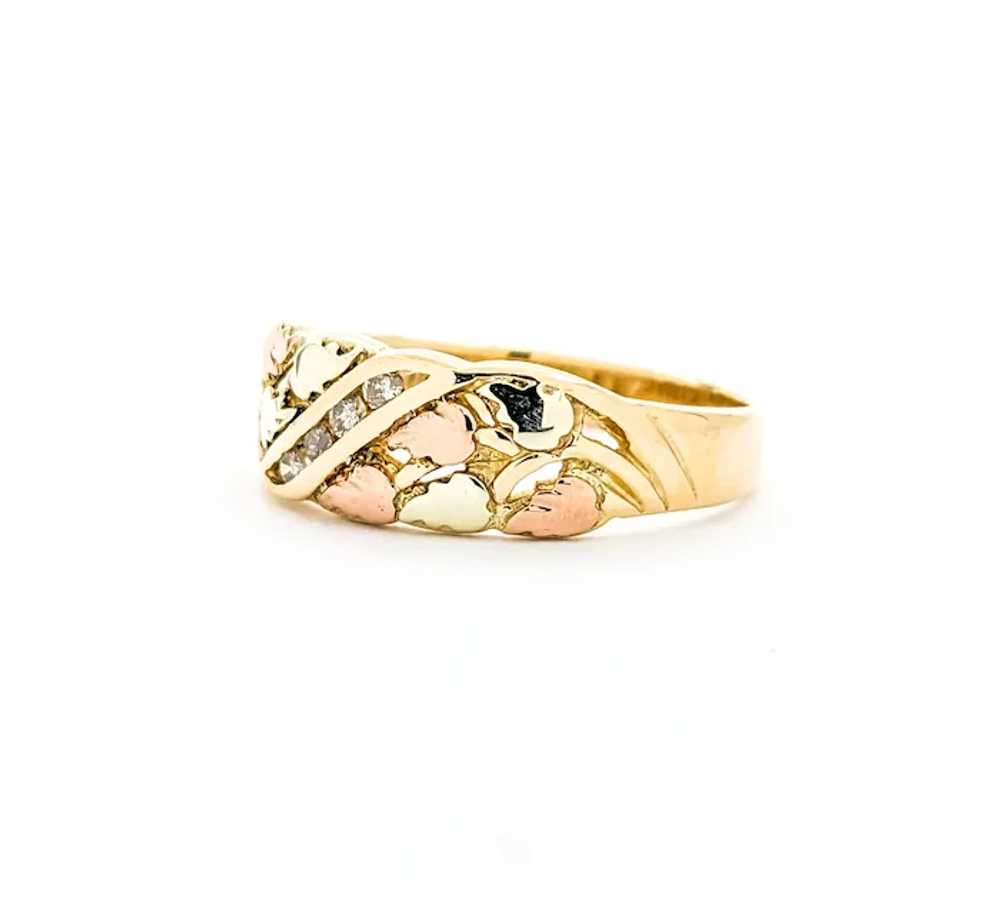 Black Hills Gold Diamond Ring In Two-Tone Gold - image 5