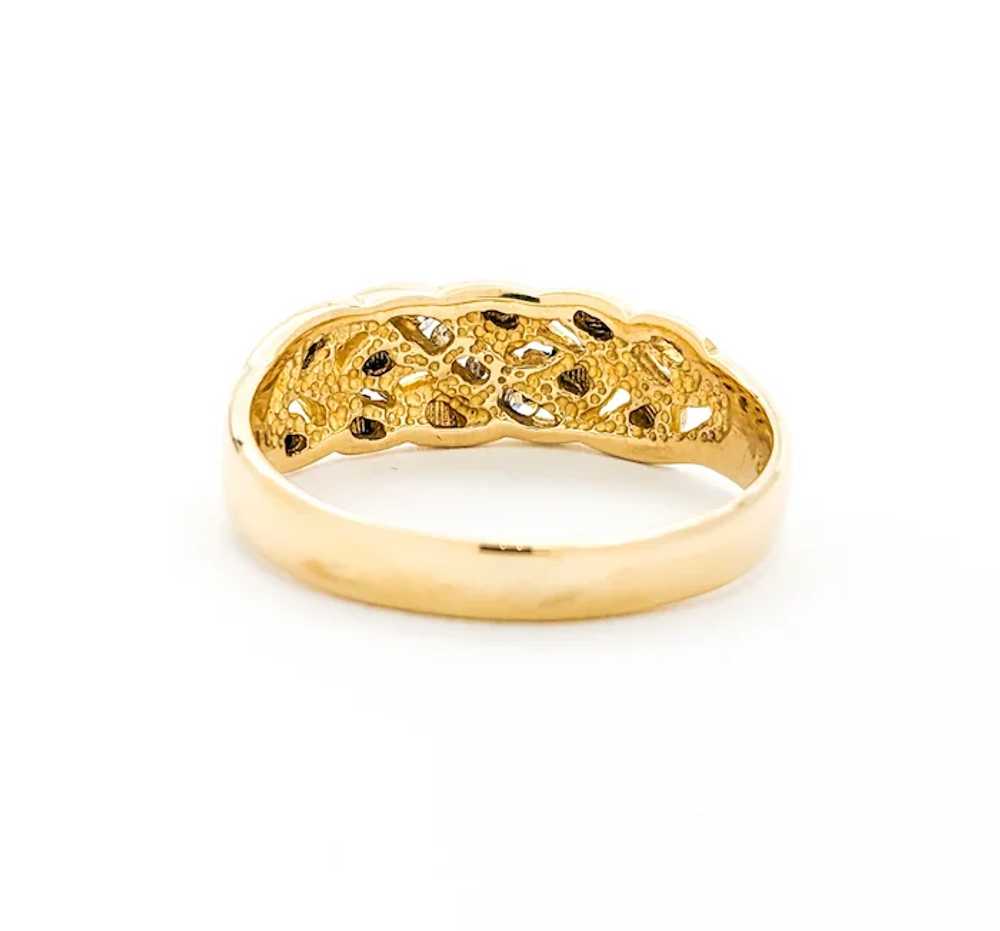 Black Hills Gold Diamond Ring In Two-Tone Gold - image 8